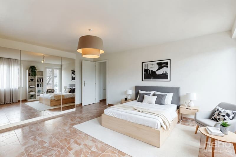 Spacious renovated duplex of 160 m² in the heart of the village of Riddes (5)