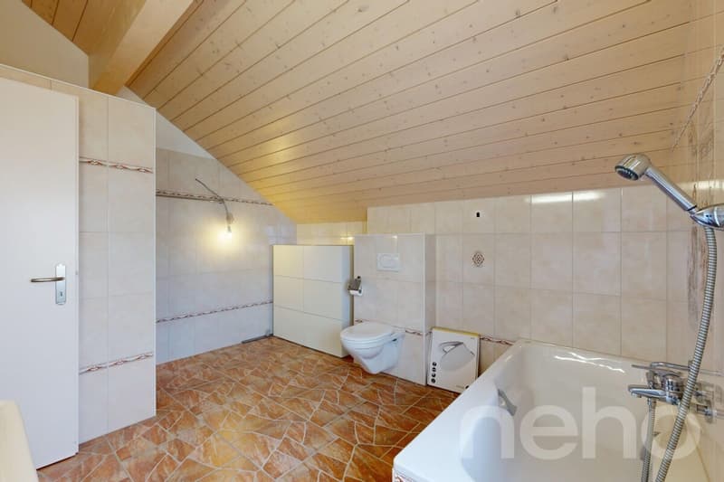 Spacious renovated duplex of 160 m² in the heart of the village of Riddes (8)