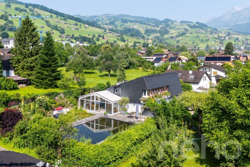 Esclusiva casa unifamiliare a Grabs con piscina naturale e molta privacy (3)