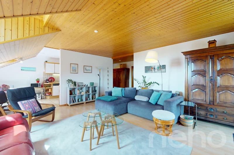 Exclusif: Spacieux appartement de 3 chambres dans les combles (2)