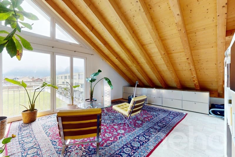 Casa a schiera familiare con giardino e vista sul Niesen (9)