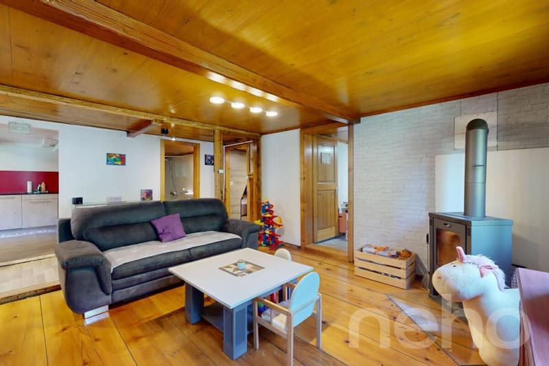Authentic renovated chalet - large plot of land by the river (9)