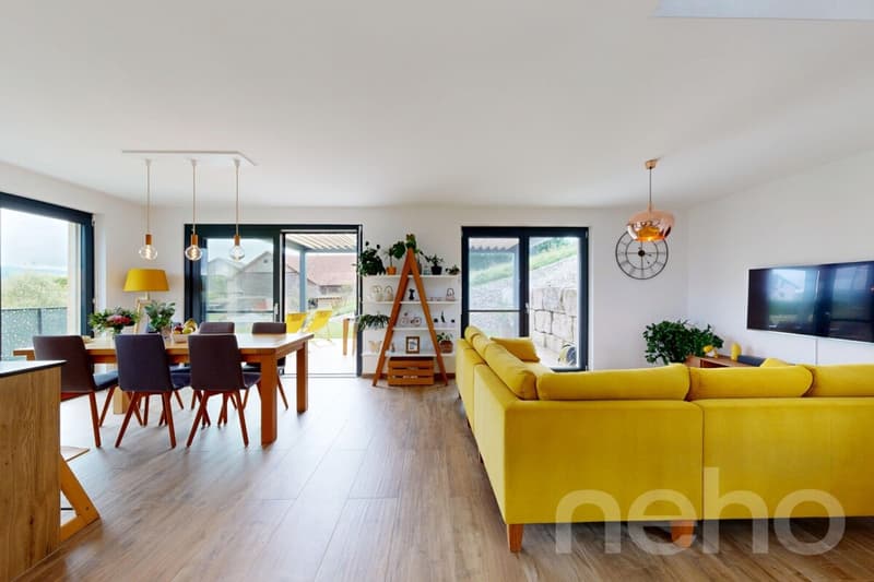 New individual house with garage and open view! (7)