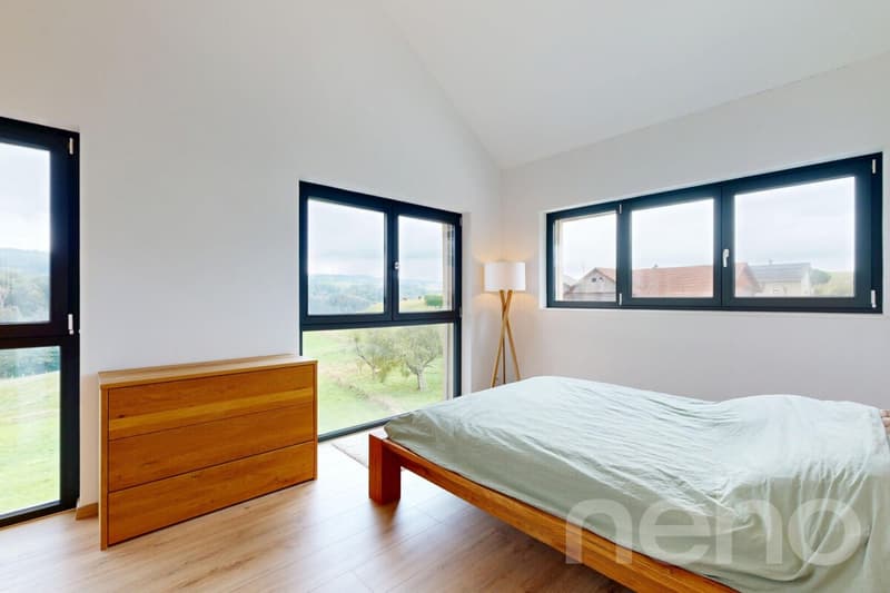 New individual house with garage and open view! (10)