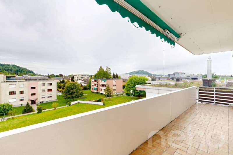 4-bedroom apartment on the top floor with balcony and chimney (10)