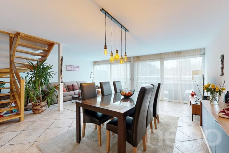 Grand Duplex avec Jardin privé à La Chaux-de-Fonds, 4.5 pièces (1)