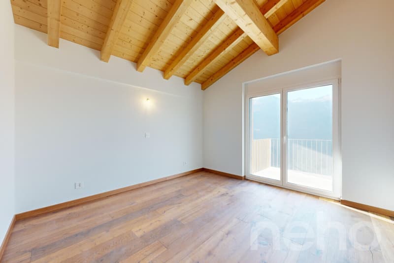 Neues Apartment mit Panoramablick, 5 Minuten von Leuk (12)