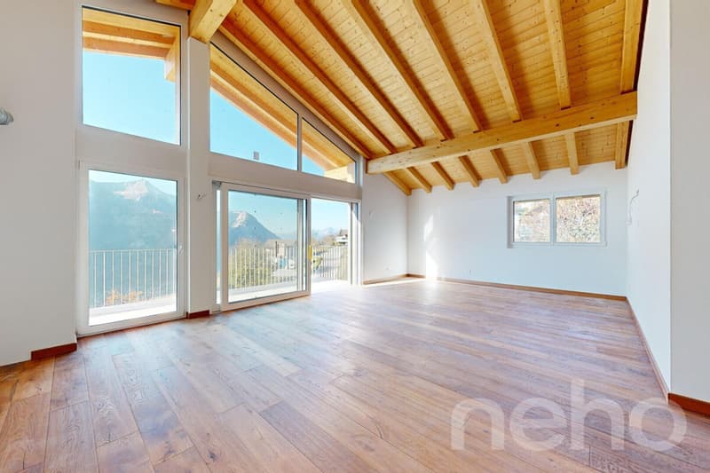 Neues Apartment mit Panoramablick, 5 Minuten von Leuk (4)