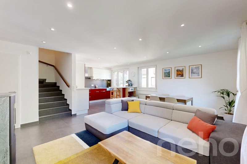 Renovated duplex attic in Terre Sainte with generous volumes (3)