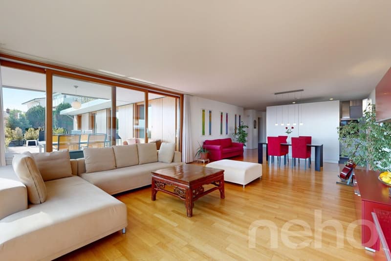 Bright 5.5-room terrace apartment with panoramic lake view (1)