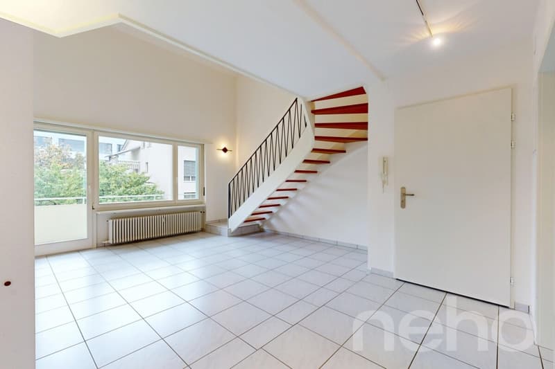 Maisonette attic apartment with three balconies and private garden share (5)