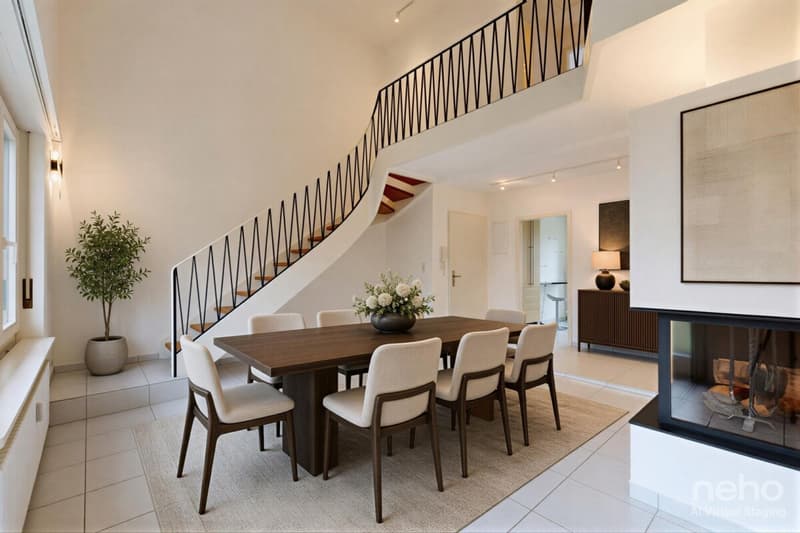 Maisonette attic apartment with three balconies and private garden share (3)