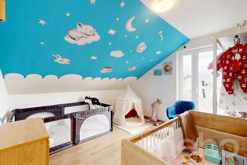 Contemporary attic apartment with large balcony and unobstructed view (8)
