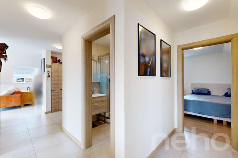 Contemporary attic apartment with large balcony and unobstructed view (10)