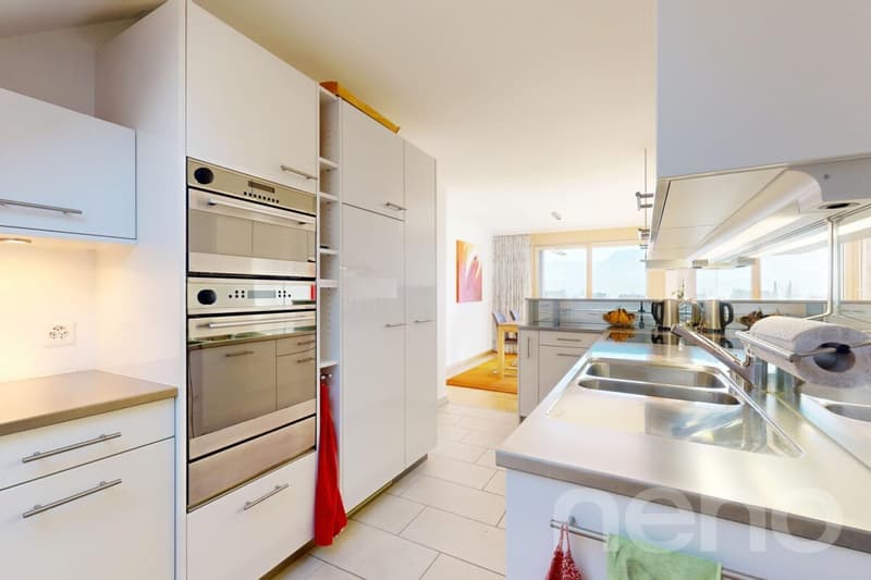 Bright beautiful attic apartment with unobstructable 180-degree lake view (7)