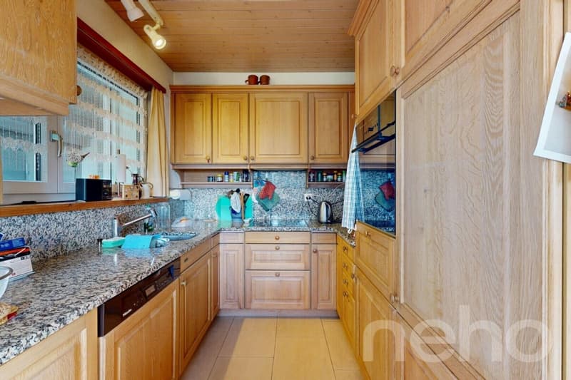 Family paradise on the south slope with a far-reaching view and building land (5)
