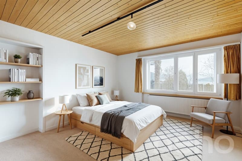 Family paradise on the south slope with a far-reaching view and building land (9)