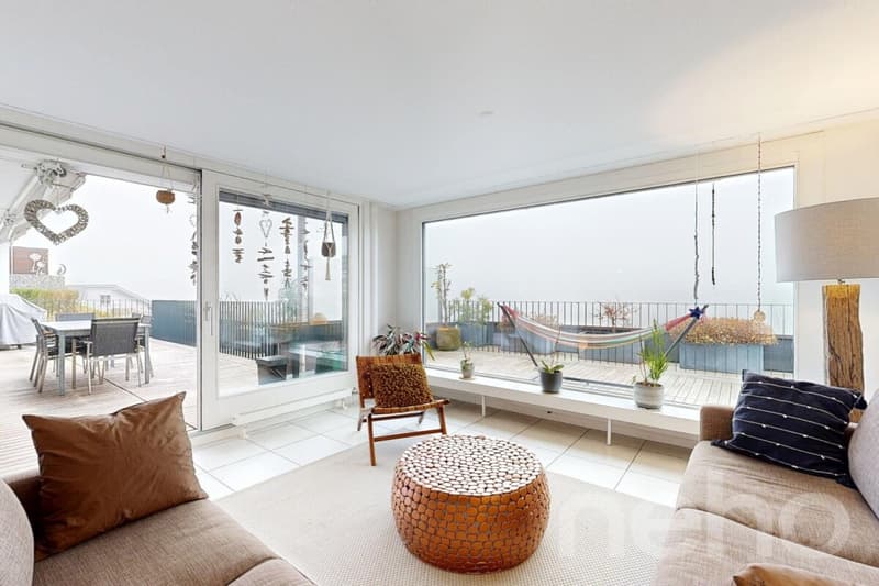 Bright, spacious terrace apartment with Alpine view (2)