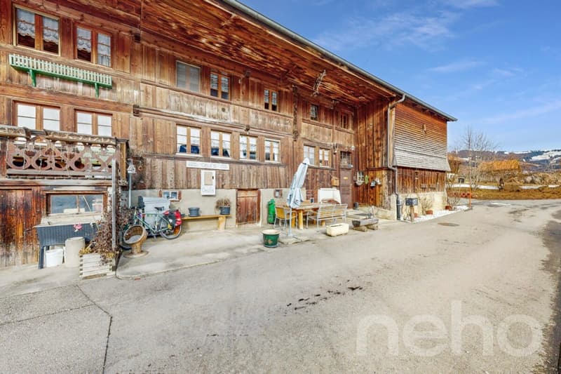 An atypical farm to reinvent, in the heart of Gruyère (1)