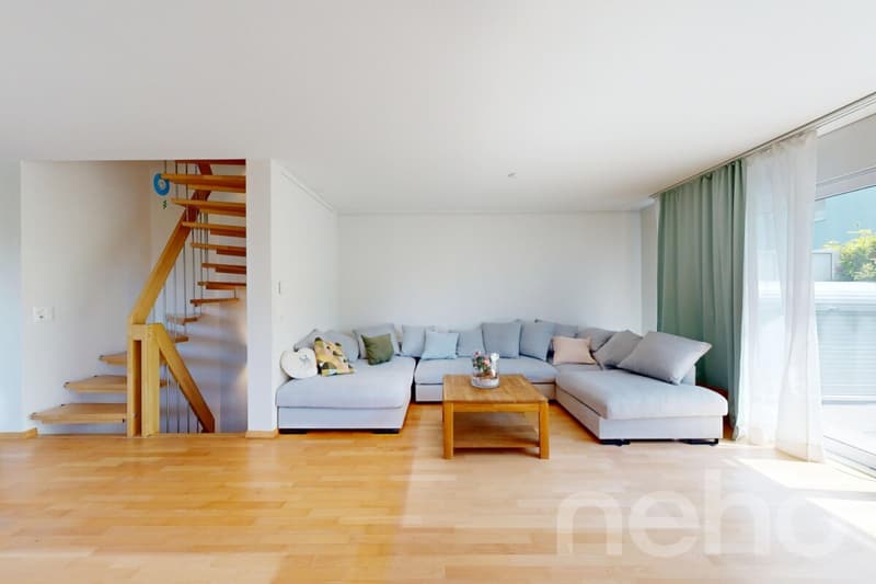 Appartement duplex "comme une maison" de 4.5 pièces avec jardin (2)