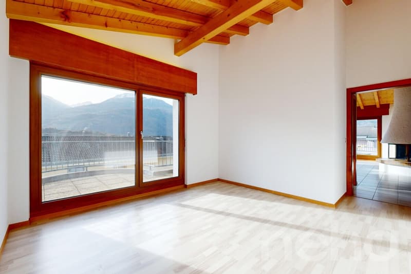 Attic 4-room apartment in the heart of Conthey - Generous terraces (8)