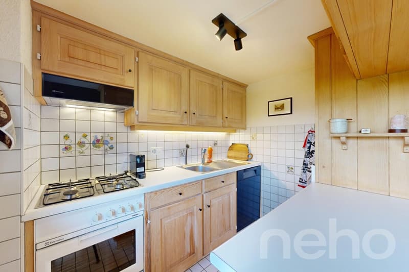 Bel appartement avec mezzanine et vue panoramique ? Chesières, Villars (5)