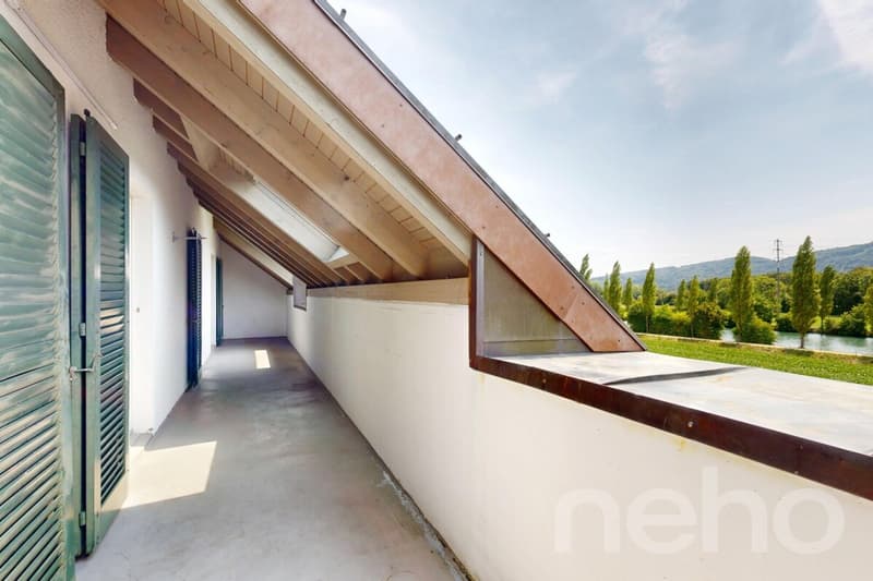 Spacious maisonette with gallery, Aare view, and Swedish stove (11)