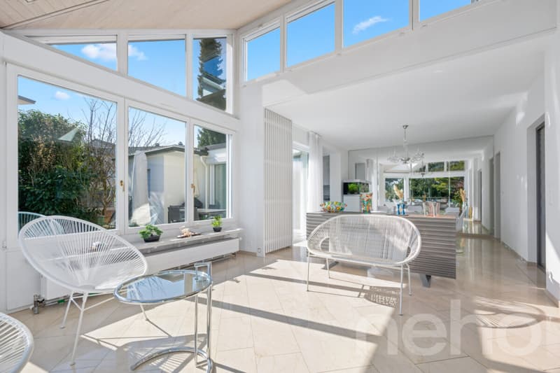 Exclusive villa with gallery, indoor pool, and garden idyll (7)