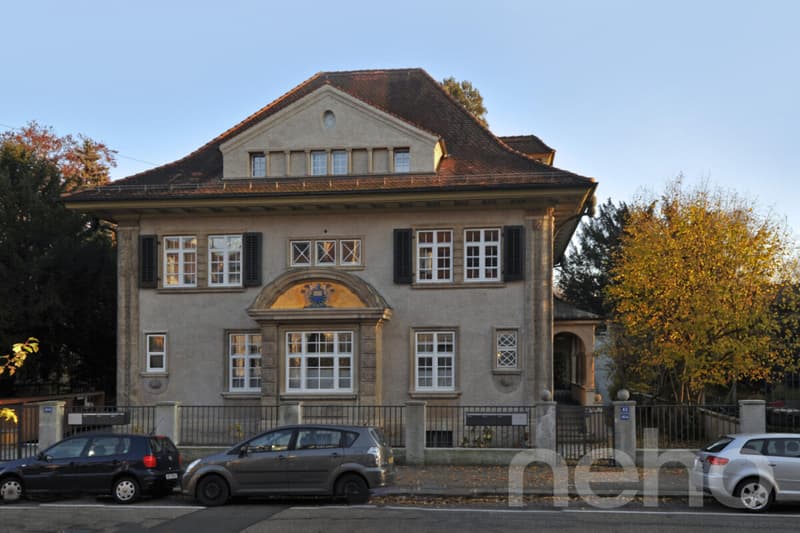 Charming studio with visible wooden beams at Wettsteinplatz (7)