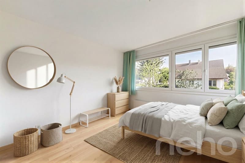 Stylish 4.5-room apartment with balcony in Nidau (1)