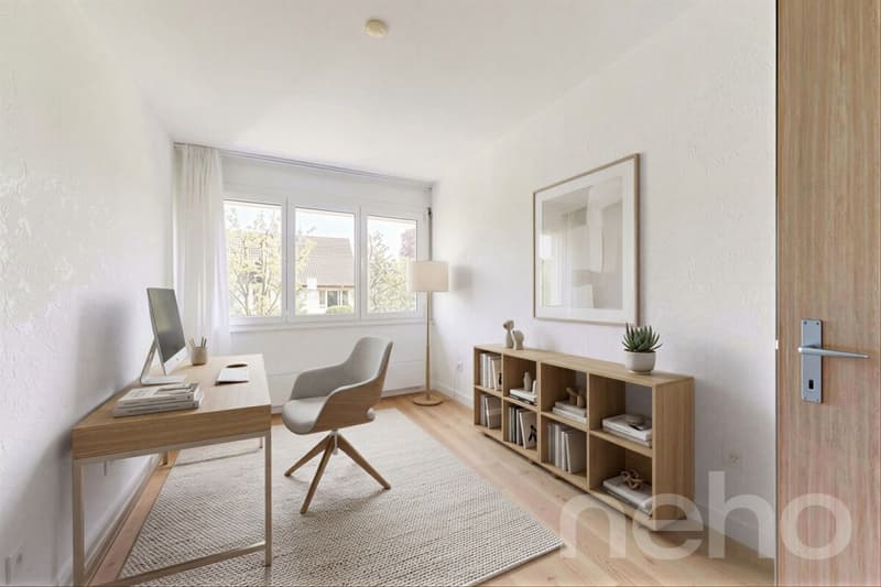 Stylish 4.5-room apartment with balcony in Nidau (2)