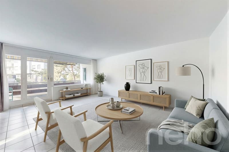 Stylish 4.5-room apartment with balcony in Nidau (3)