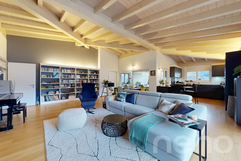 Superbe maison de 7 pièces avec logement 4½ séparé ? Miège (3)