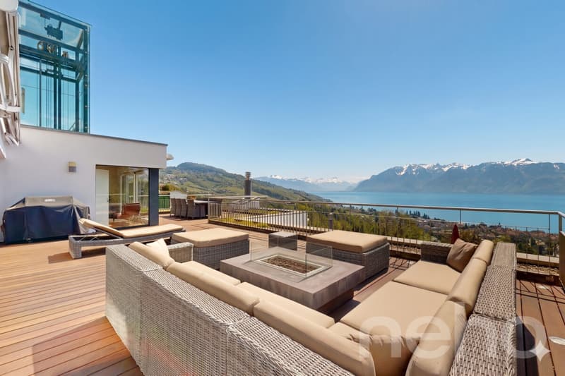 Vue panoramique d?exception au c?ur du Lavaux à La Conversion (3)