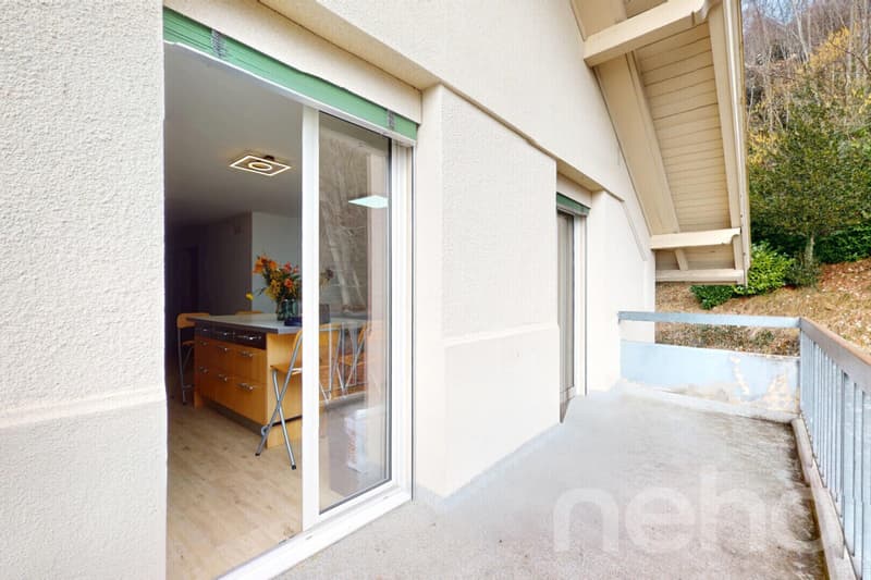 Top floor in Territet, with charm and view of the lake and the Alps (9)