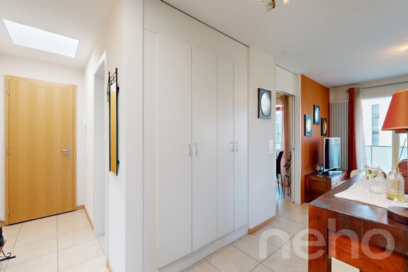 Rare in Villars sur Glâne: Bright top floor with large balcony (12)