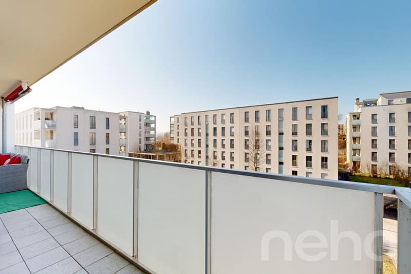 Rare in Villars sur Glâne: Bright top floor with large balcony (5)