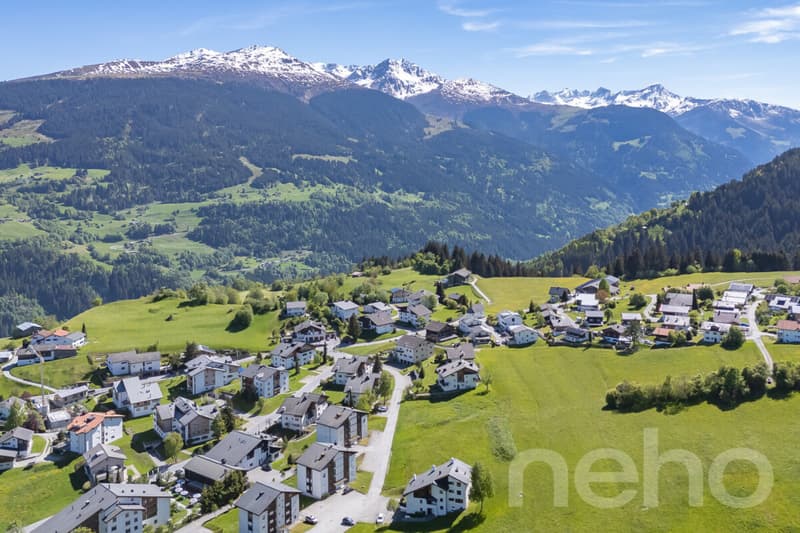 Incantevole appartamento mansardato con panorama montano a Brigels (12)