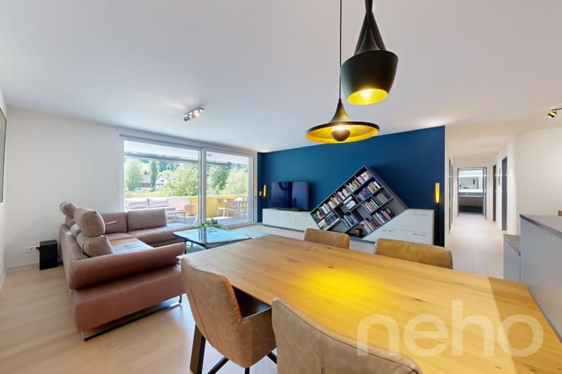 Modern 4.5 room apartment with a view of the green (5)
