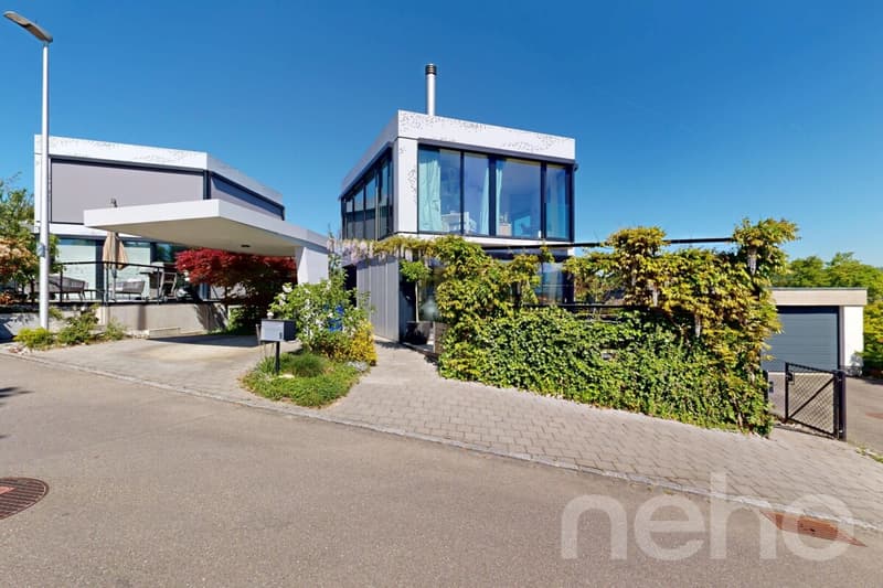 Exclusive design house with gallery & impressive glass front (3)