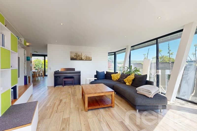 Exclusive design house with gallery & impressive glass front (5)