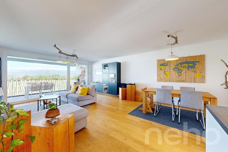 Magnifique appartement avec terrasse au calme absolu à Bussigny (4)