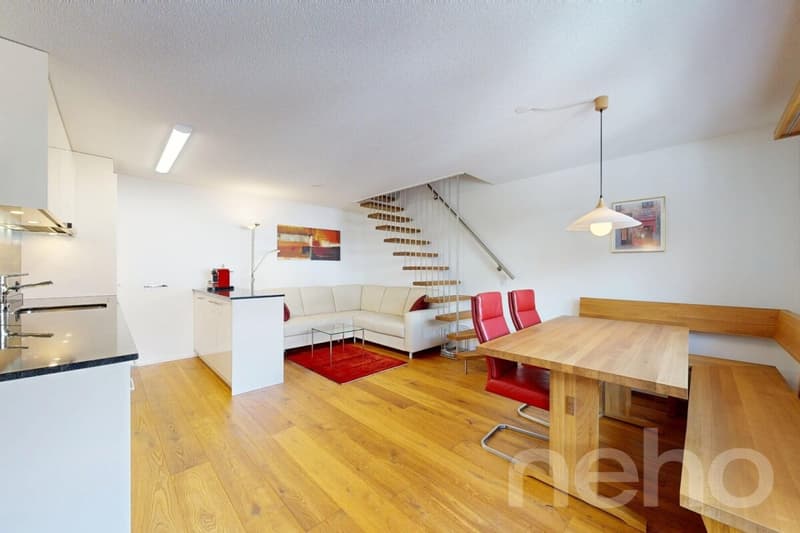 Charmant appartement maisonnette avec ski-in/ski-out et vue sur la montagne à Parpan (4)