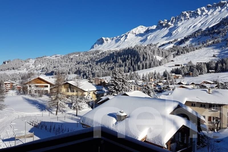 Charmant appartement maisonnette avec ski-in/ski-out et vue sur la montagne à Parpan (12)