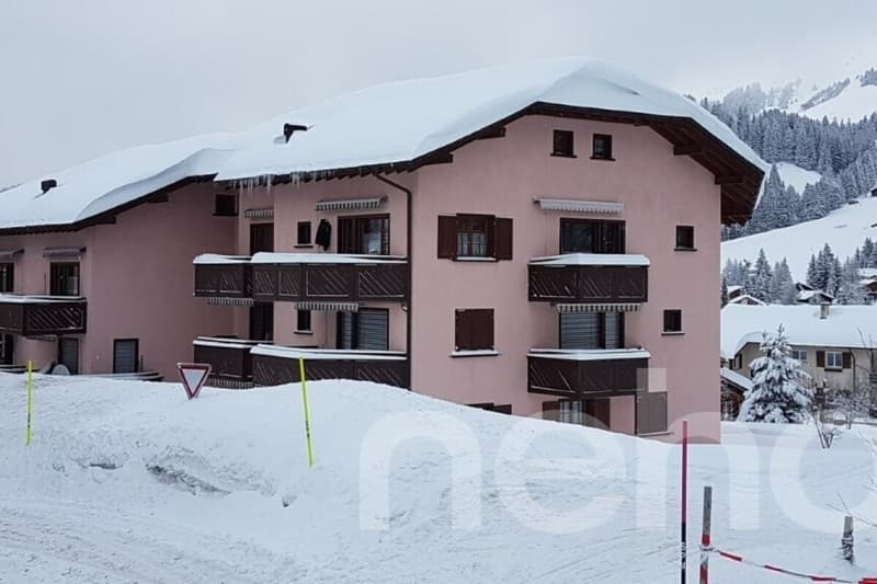 Charmant appartement maisonnette avec ski-in/ski-out et vue sur la montagne à Parpan (3)