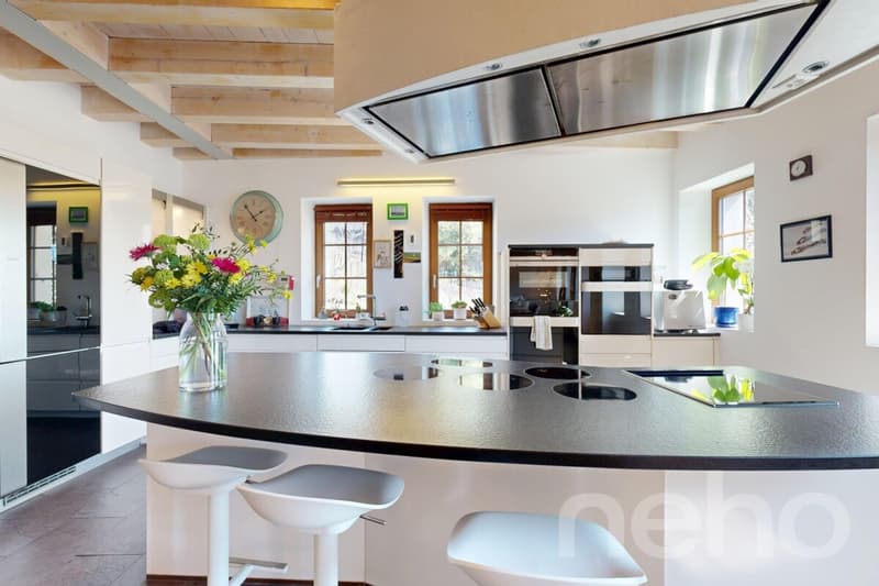 Luxurious family villa with spa and panoramic view in Montreux (7)