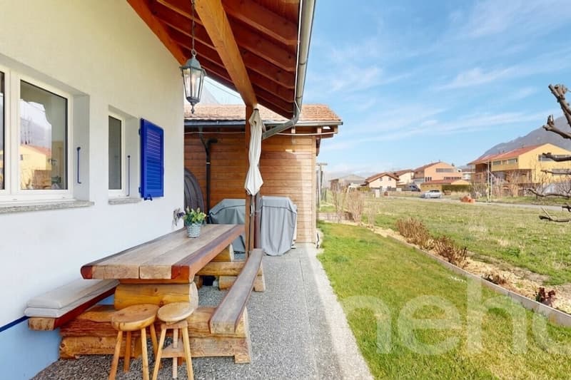 Saillon - Villa familiare, grande giardino e potenziale di ampliamento (12)