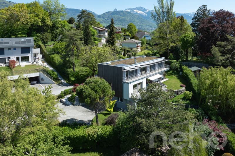 Villa contemporaine de standing dans un cadre privilégié à Vevey (1)