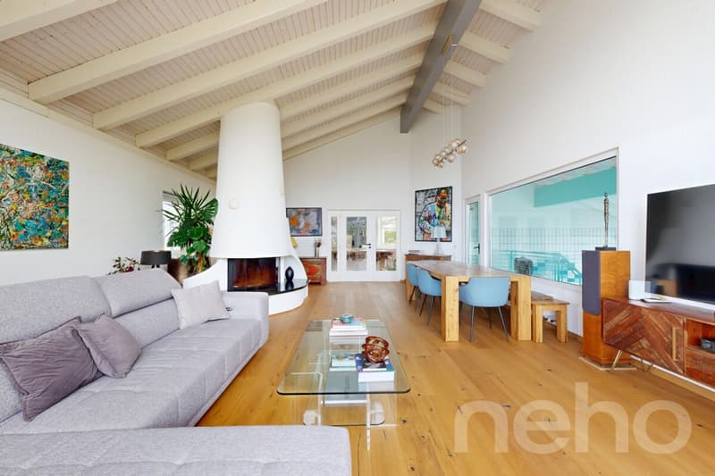 Beautiful family villa, indoor pool, terraces and forest view (3)