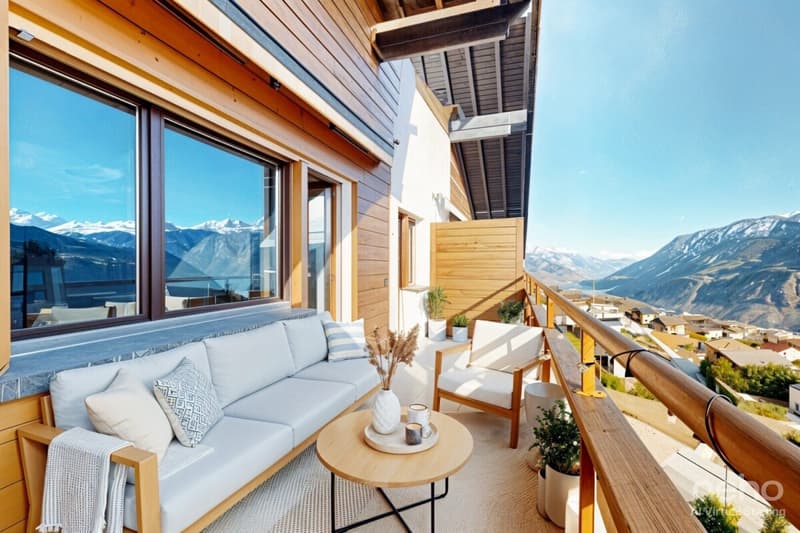 Bel appartement vendu meublé au dernier étage avec mezzanine (10)